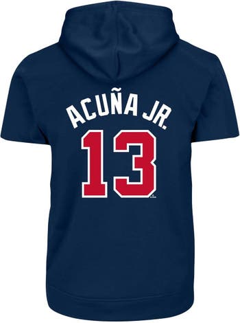 Atlanta Braves Nike Official Replica Alternate Jersey - Mens with Acuna Jr.  13 printing