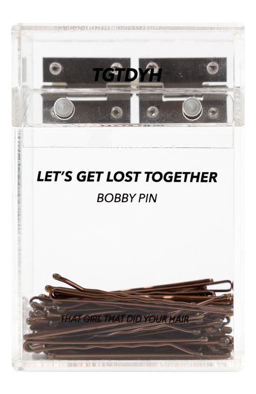 Lost50-Pack Bobby Pin Case in Brunette