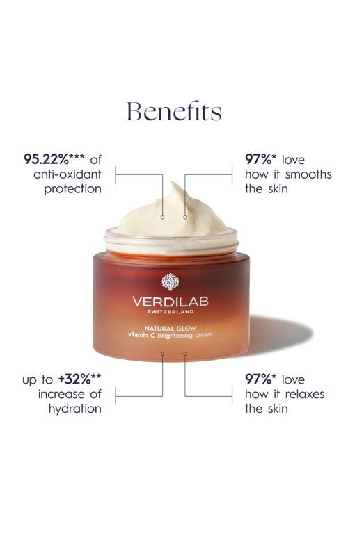 Verdilab Natural Glow Vitamin C Brightening Cream In No Color