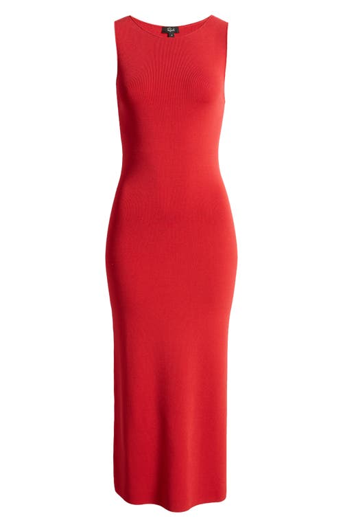 Shop Rails Alora Sleeveless Midi Sweater Dress In Cherry