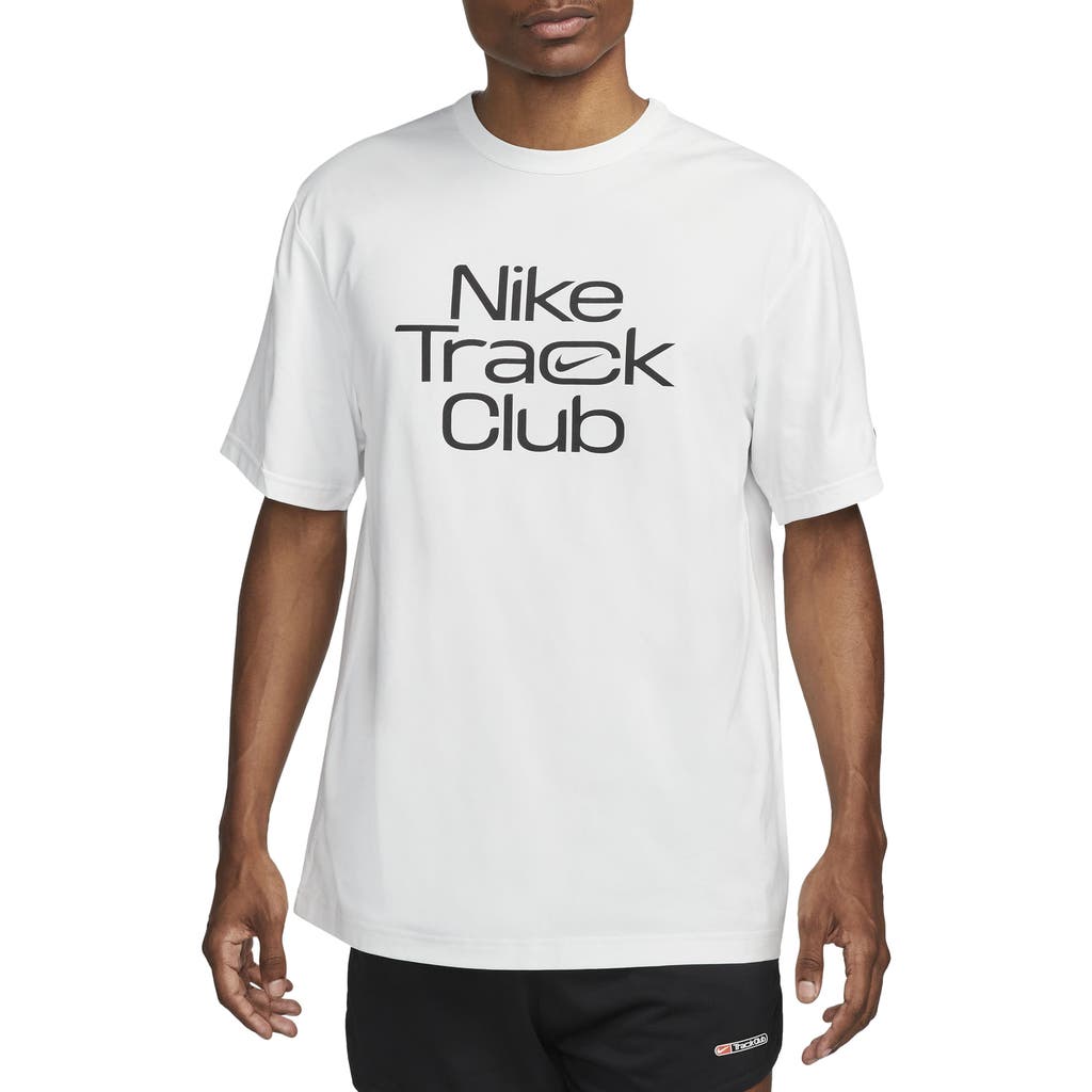 Nike Track Club Dri-fit T-shirt In White