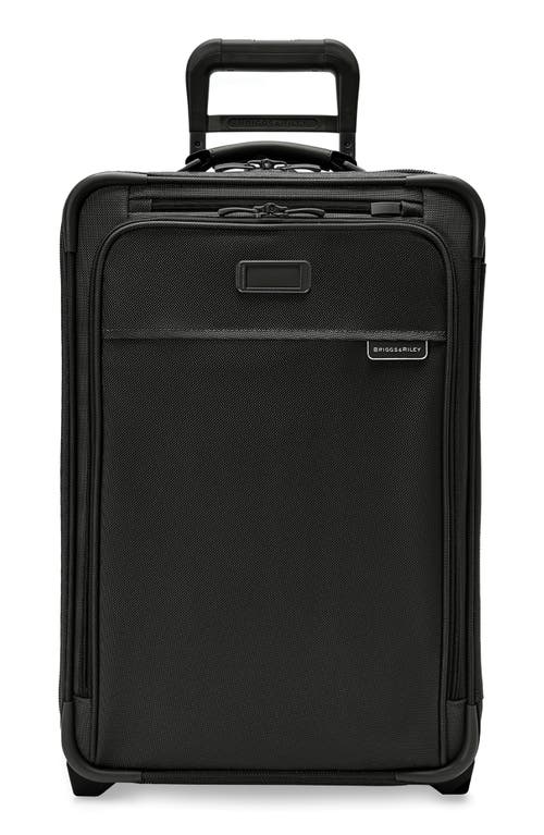 Briggs & Riley Baseline Essential 22-Inch Expandable 2-Wheel Carry-On Bag in Black