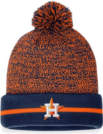 Women's Fanatics Branded Navy/Orange Detroit Tigers Double Pom Cuffed Knit Hat