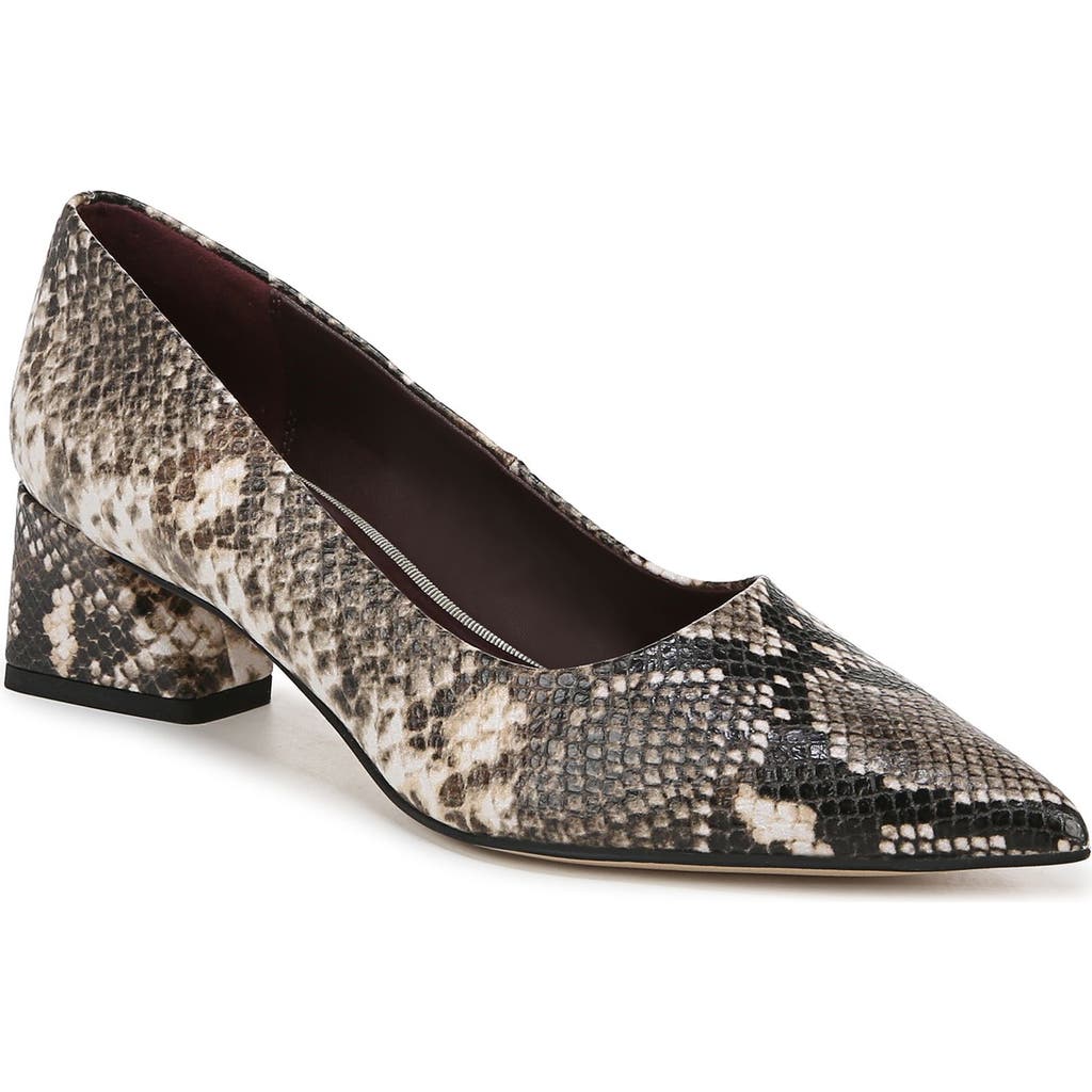 Franco Sarto Women's Racer Pointed Toe Block Heel Pumps In Grey