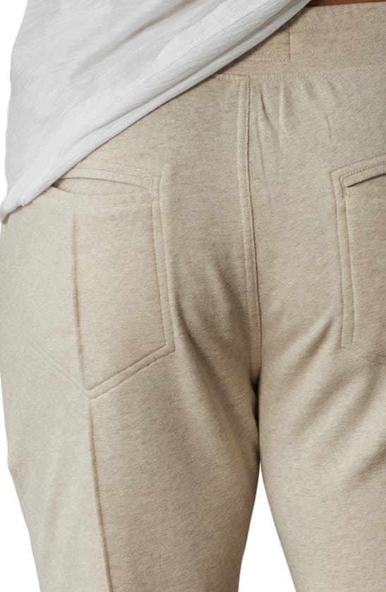 Shop The Normal Brand Cole Terry Pintuck Joggers In Oatmeal