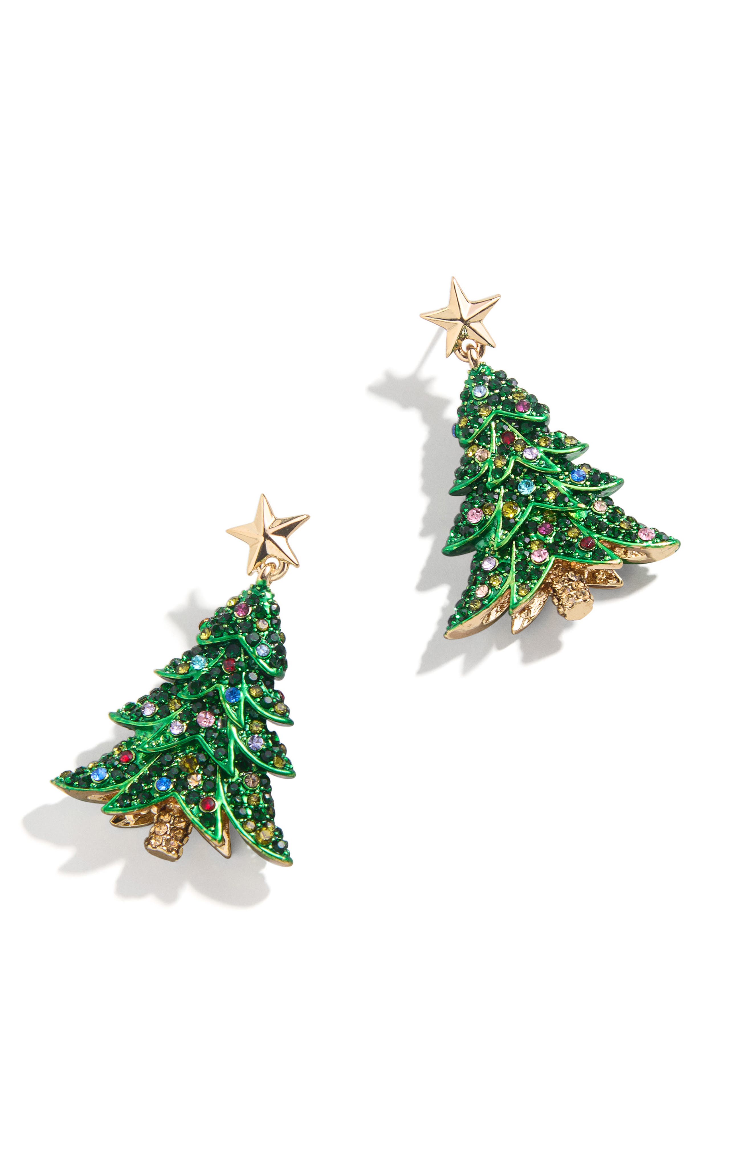 BaubleBar Pine-Ing For You Drop Earrings in Green 