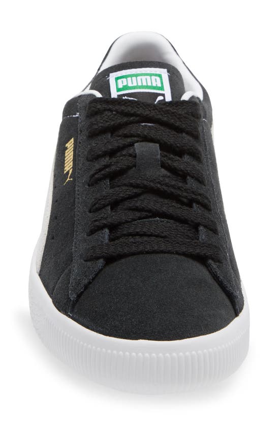 Puma Suede Vtg Sneaker In  Black/  White