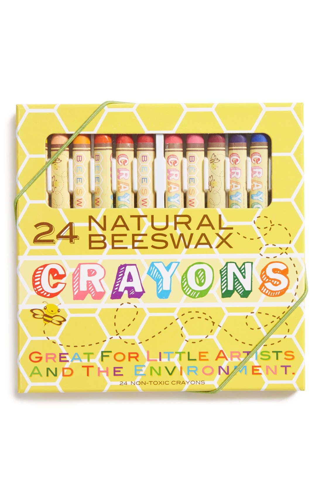 International Arrivals 'Brilliant Bee' Natural Beeswax Crayons (24Pack