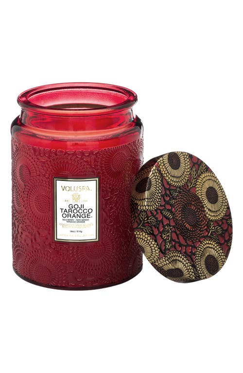 Voluspa Goji Tarocco Orange Large Jar Candle at Nordstrom, Size 18 Oz