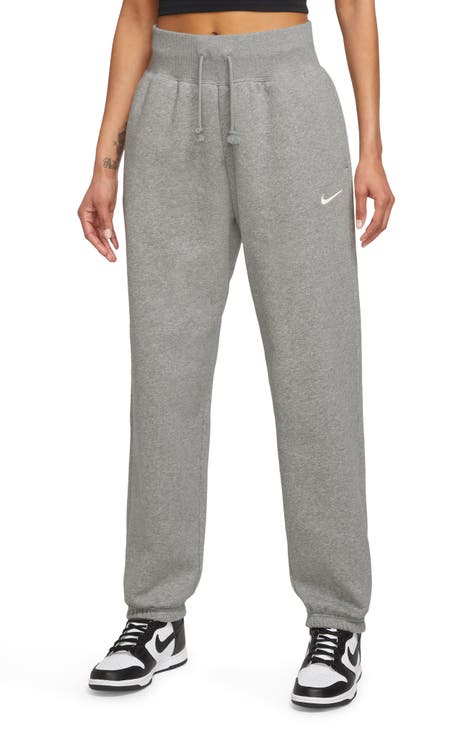 Generic Women Oversize Sports Pants Gray Fleece Sweatpants For