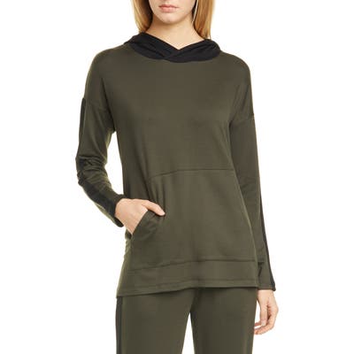 Eileen Fisher Box Top Hoodie, Green