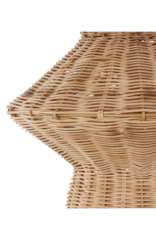 GINGER BIRCH STUDIO GINGER BIRCH STUDIO RATTAN VASE