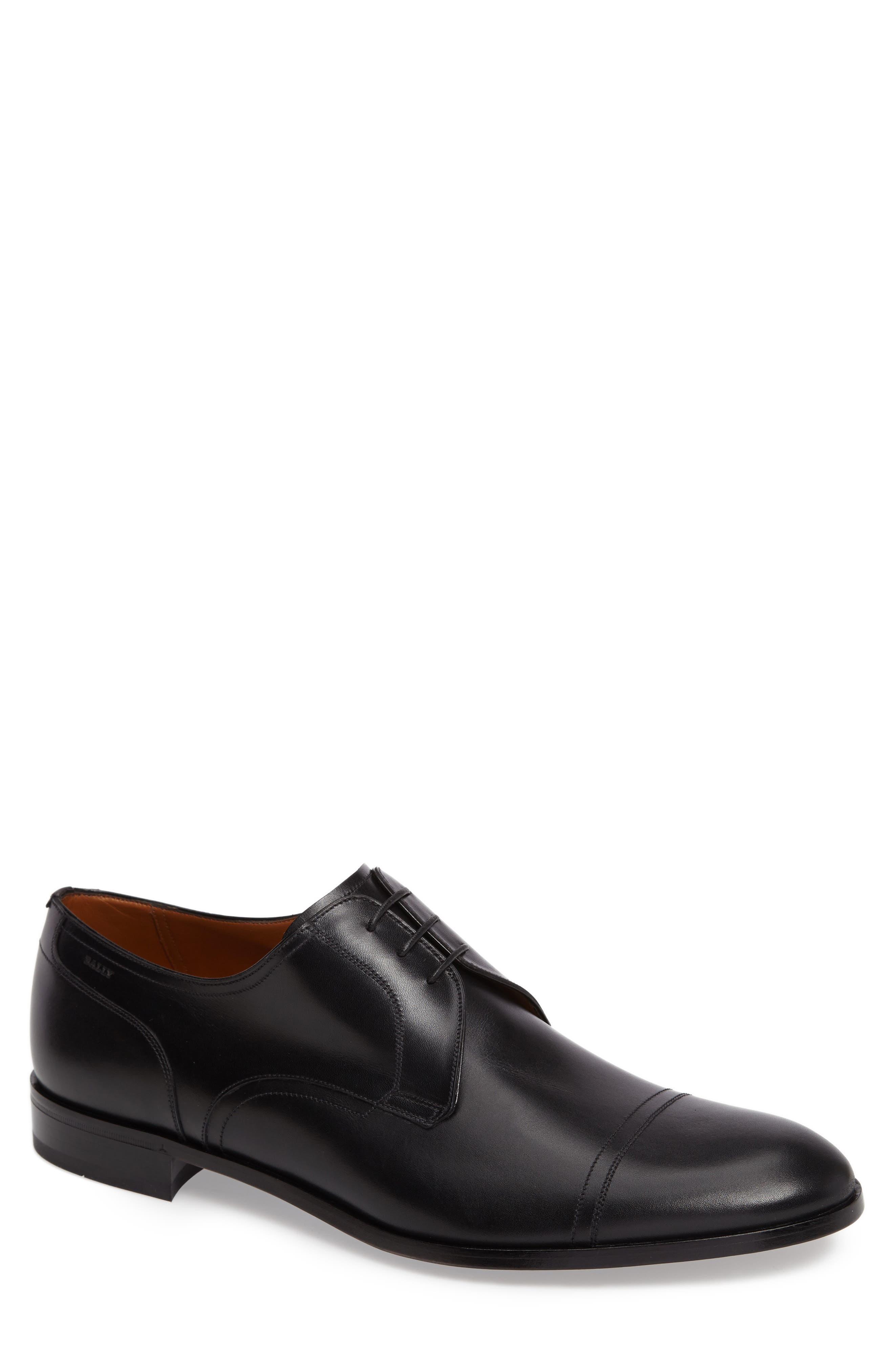 bally brustel leather derby shoes