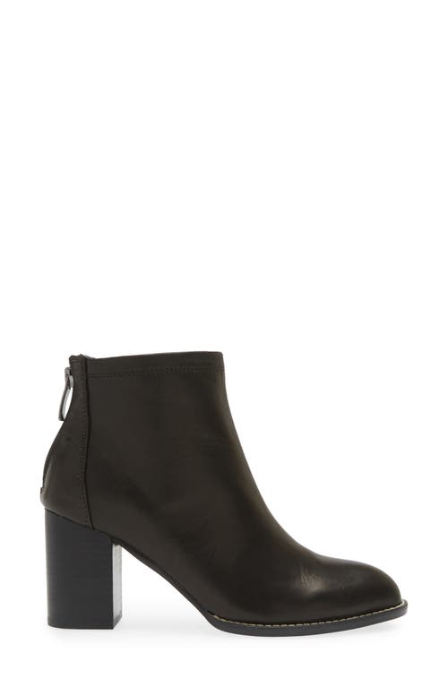 Chocolat Blu Alanna Bootie In Black Leather
