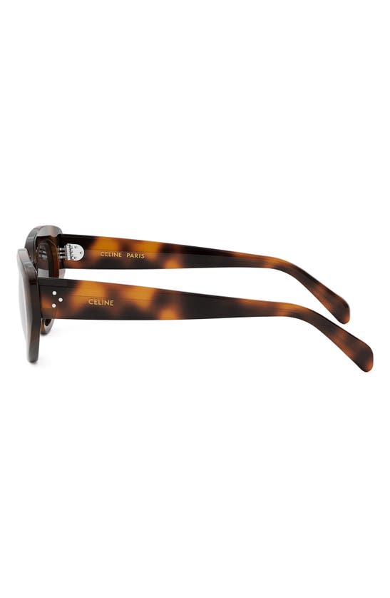 Celine 3 Dots Cl40286i 53a In Blonde Havana / Smoke