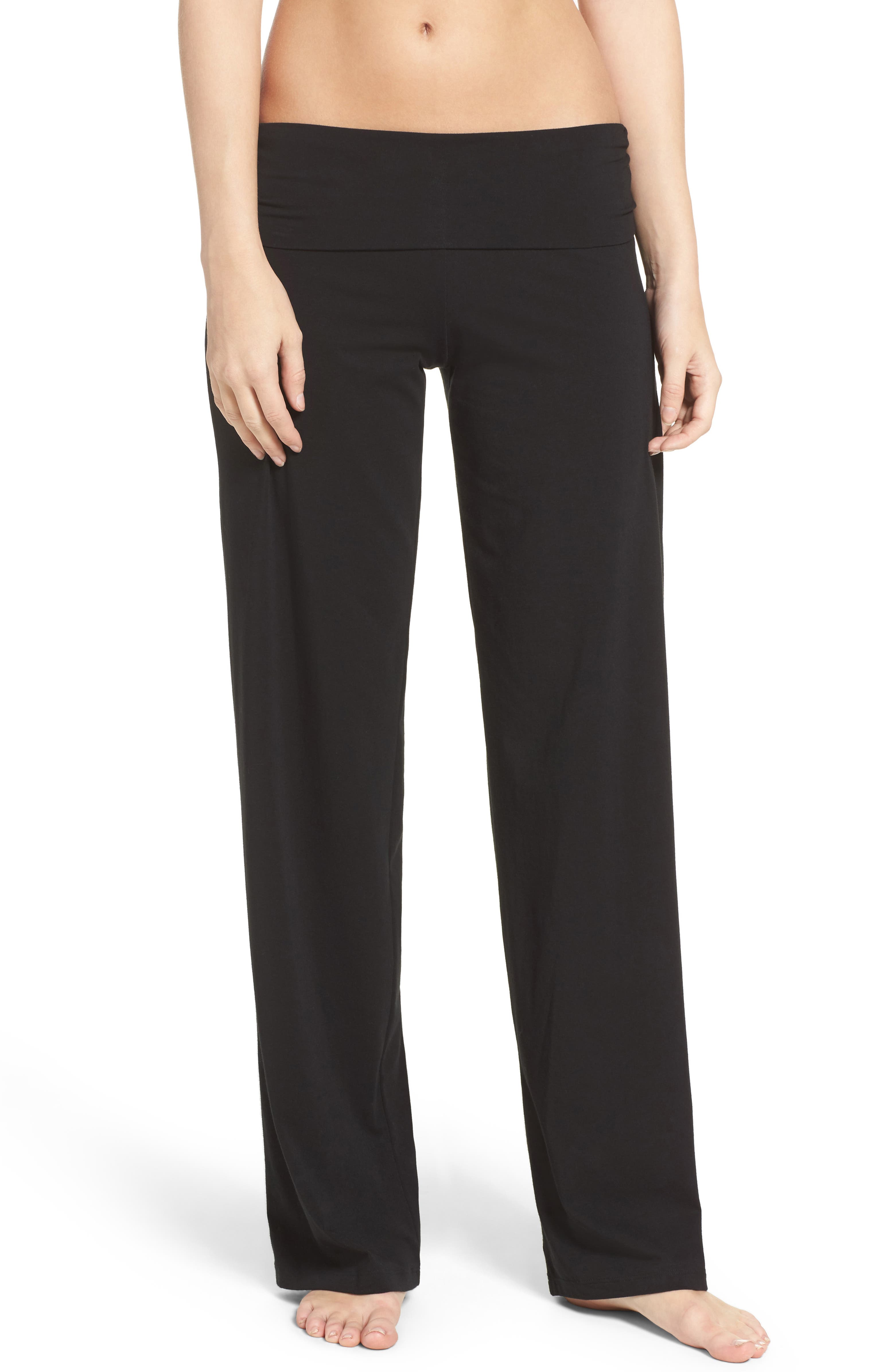 Naked Wide Leg Stretch Cotton Pajama Pants | Nordstrom