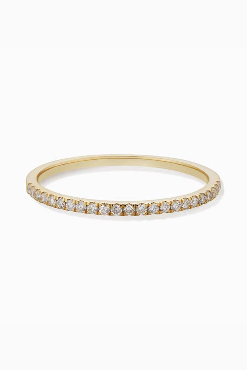 Shop Oradina 14k Gold Regal Diamond Stack Ring In Yellow Gold