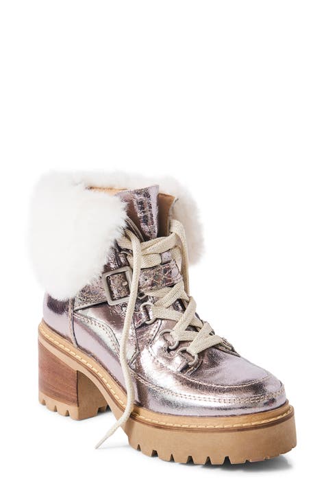 Women s Faux Fur Boots Nordstrom