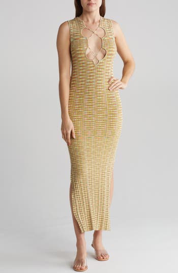 Ipanema Rib Cutout Body-Con Dress