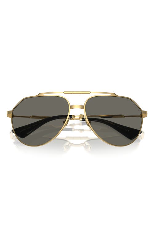 Dolce & Gabbana Dolce&gabbana 60mm Pilot Sunglasses In Grey