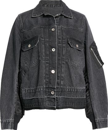 Hybrid Denim MA-1 Jacket