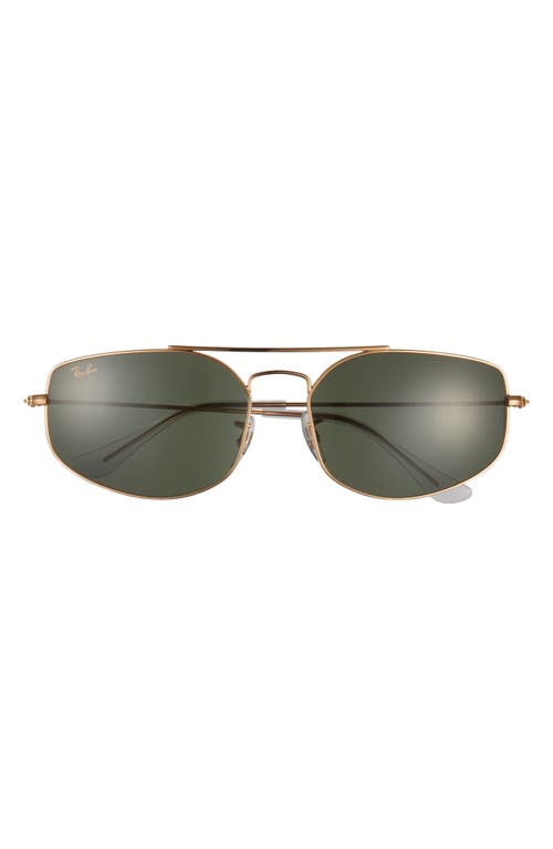 Ray Ban Ray-ban 60mm Irregular Sunglasses In Yellow