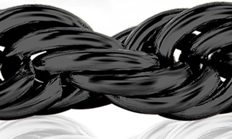 Shop Blackjack 8mm Rope Chain Bracelet In Black