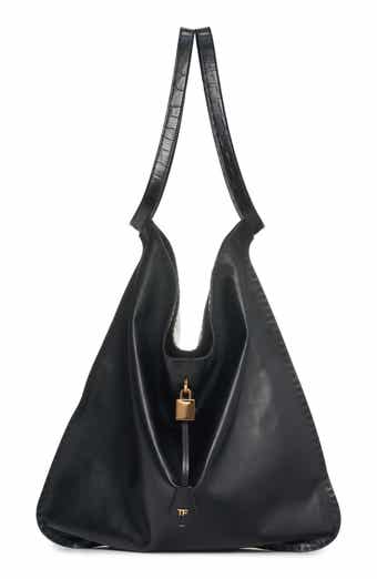 Tom Ford Women's Large Alix Leather Hobo Bag - Silk Taupe