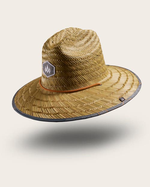 Shop Hemlock Nomad Straw Lifeguard Hat In Topography Map