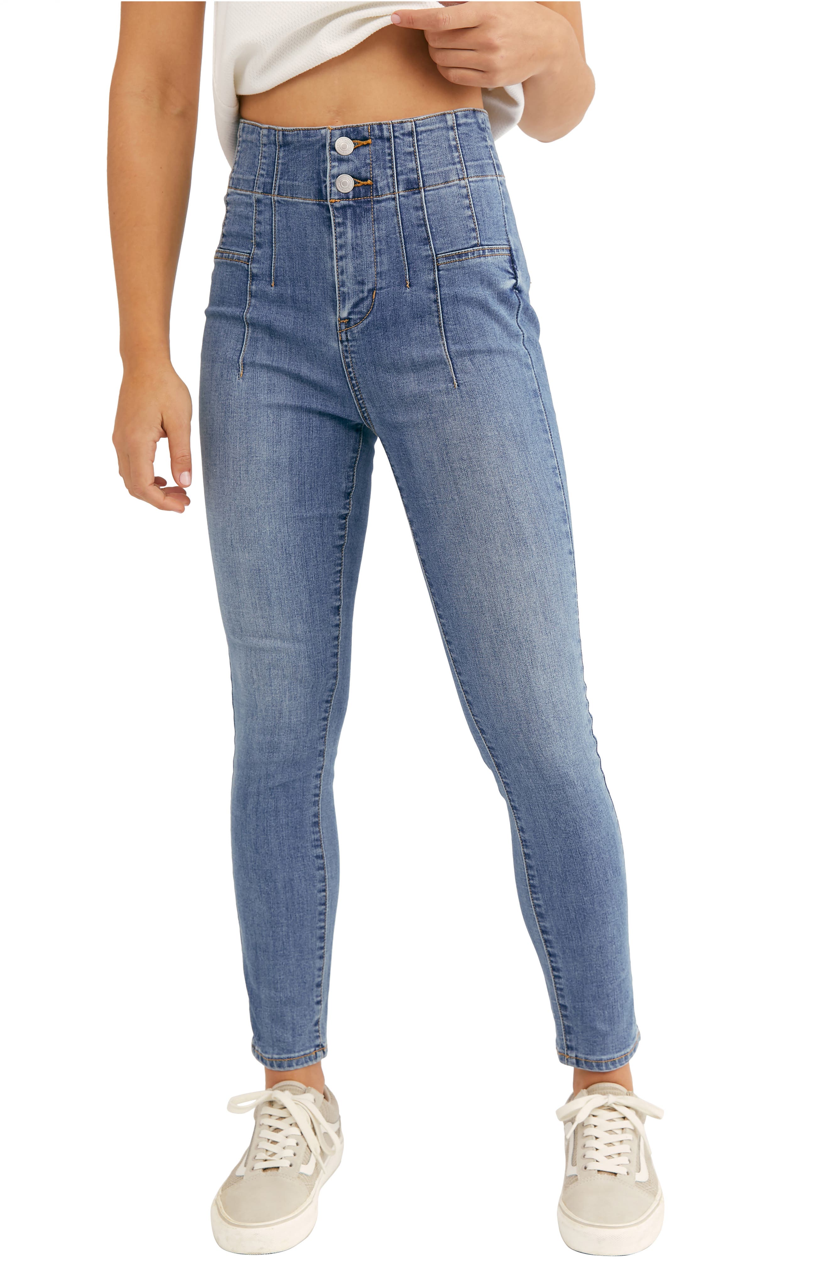 free people denim leggings