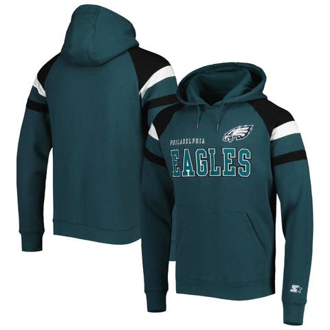 Philadelphia Eagles Womens Starter Blitz Satin Jacket - Midnight