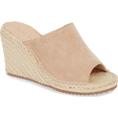 Very Volatile Mused Espadrille Wedge Slide Sandal, Beige