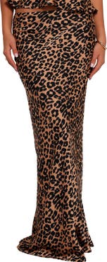 Petal & Pup Velman Leopard Print Maxi Skirt