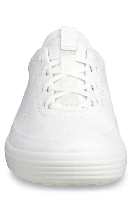 Shop Ecco Soft 7 Sneaker In Bright White/shadow White