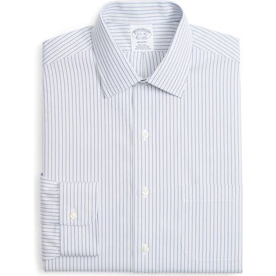 Brooks Brothers Regent Regular Fit Non-Iron Stripe Dress Shirt