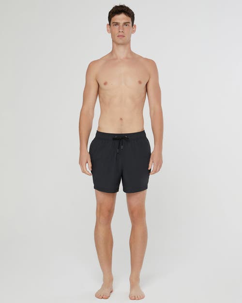 Shop Onia Charles 5" Swim Trunk In Black