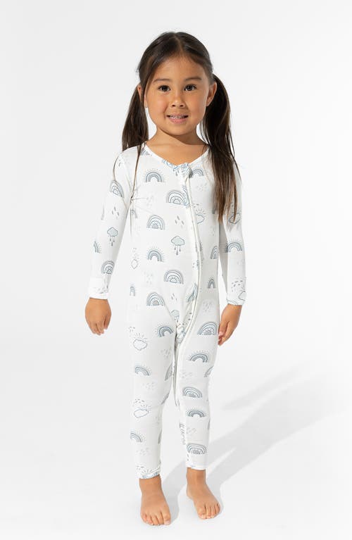 BELLABU BEAR BELLABU BEAR RAINBOW CONVERTIBLE FOOTIE PAJAMAS 