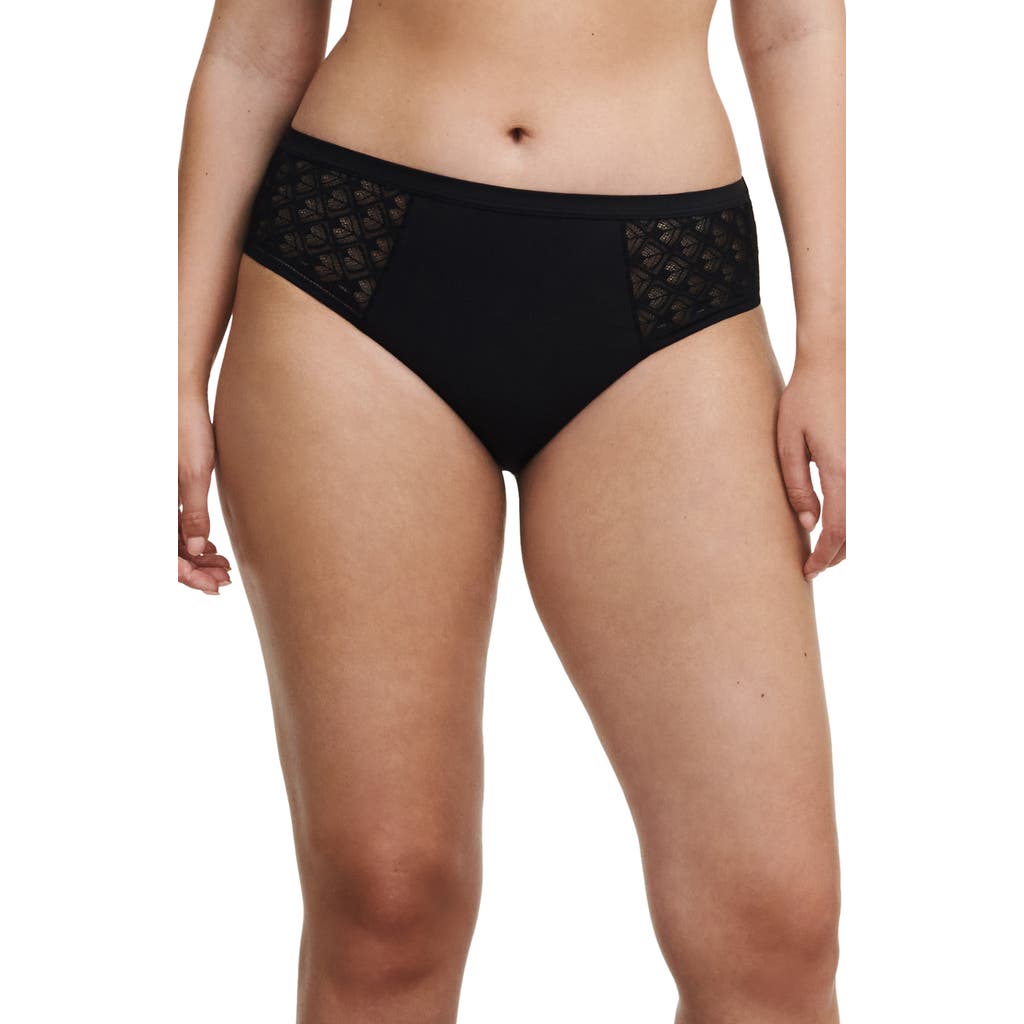 Chantelle Lingerie Ace Lace Trim Bikini In Black