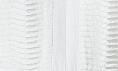 Endless Rose Pintuck Detail Tiered Midi Dress In White