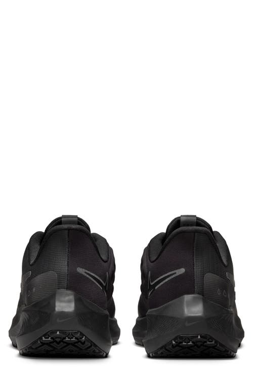 Shop Nike Air Zoom Pegasus 39 Running Shoe In Black/black/off Noir