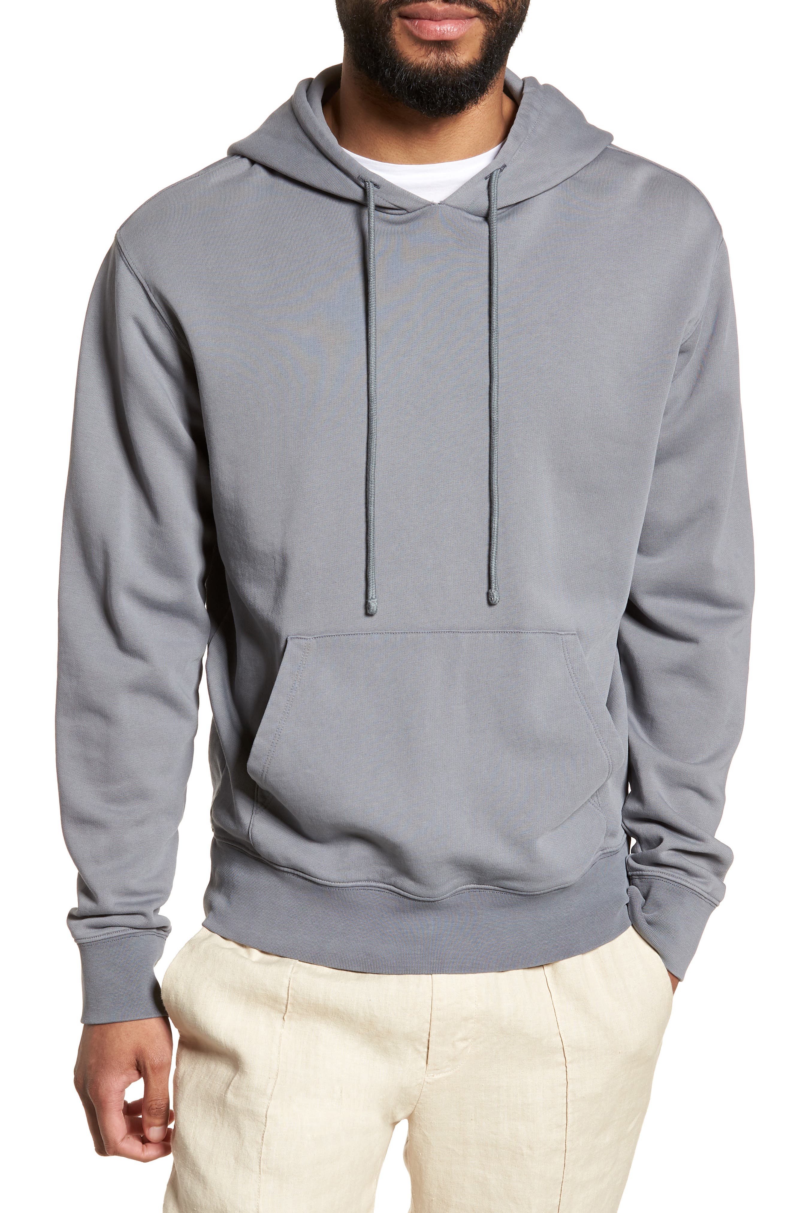 slim fit pullover hoodie