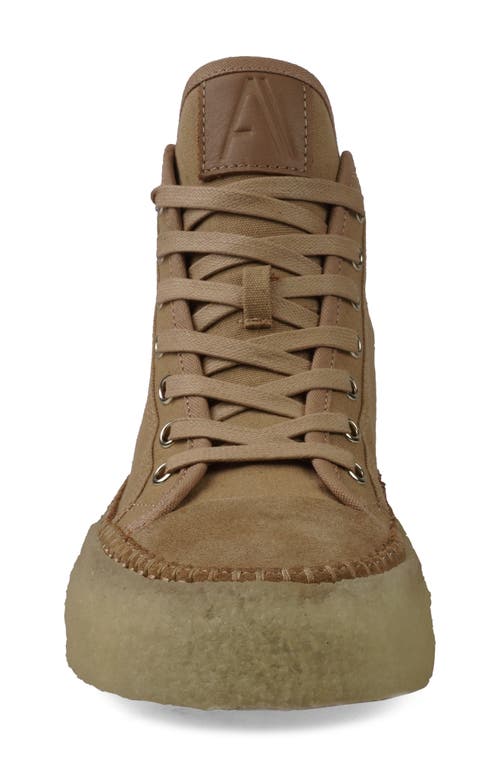 Shop Artisan Crafted By Zigi Camena High Top Sneaker In Natural Canvas