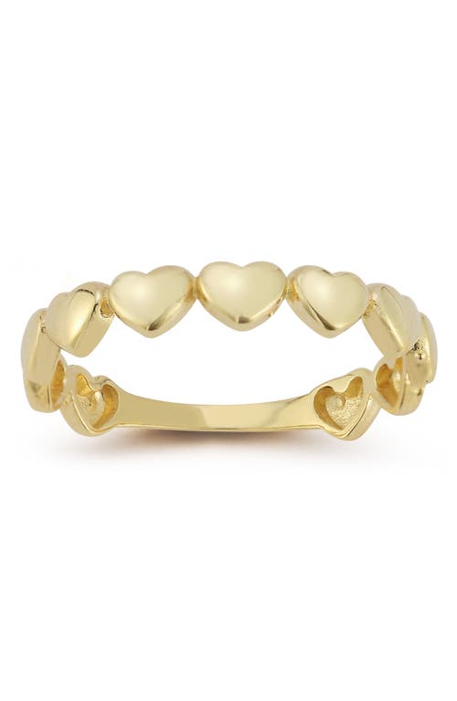 Ember Fine Jewelry Heart Band Ring In Gold