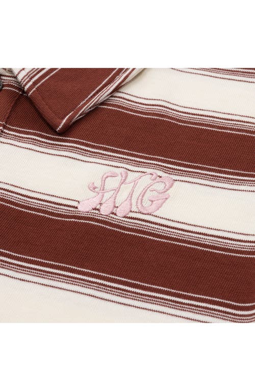 HONOR THE GIFT HONOR THE GIFT STRIPE COTTON POLO 