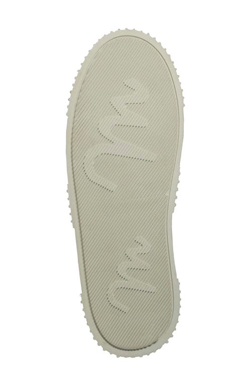 Shop Sandro Moscoloni Marian Platform Sneaker In White Ivory/silver