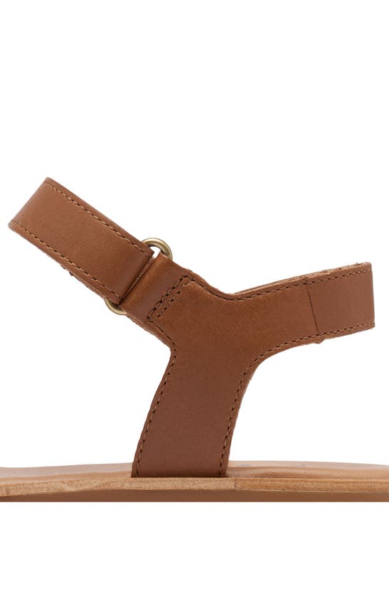 Shop Sorel Ella Iii Ankle Strap Sandal In Velvet Tan/ Gum 2