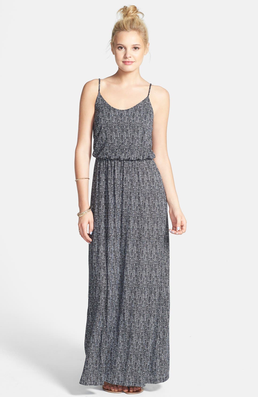 ALL IN FAVOR,
                            Knit Maxi Dress,
                            Main thumbnail 288, color,
                            011