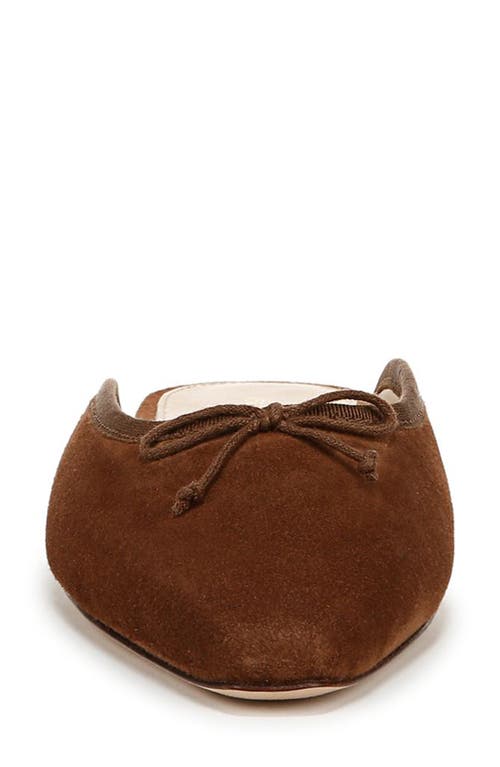 Shop Veronica Beard Catherine Ballet Mule In Cedar