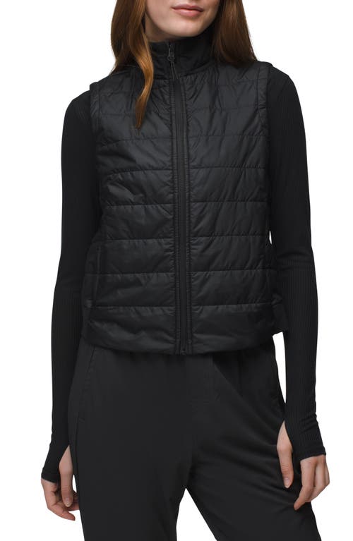 Prana Ice Flow Insulated Vest In Black