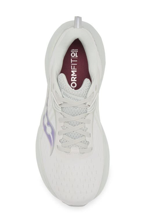 Shop Saucony Triumph 22 Running Shoe In White/foam